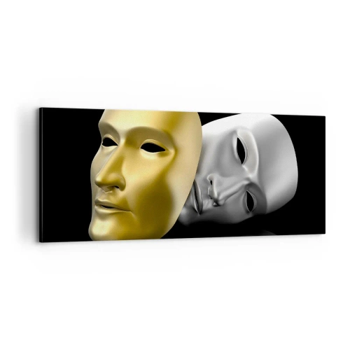 Vászonkép - Az élet színház - 100x40 cm