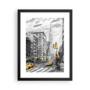 Poszter fehér keretben - Egy New York-i történet - 30x40 cm