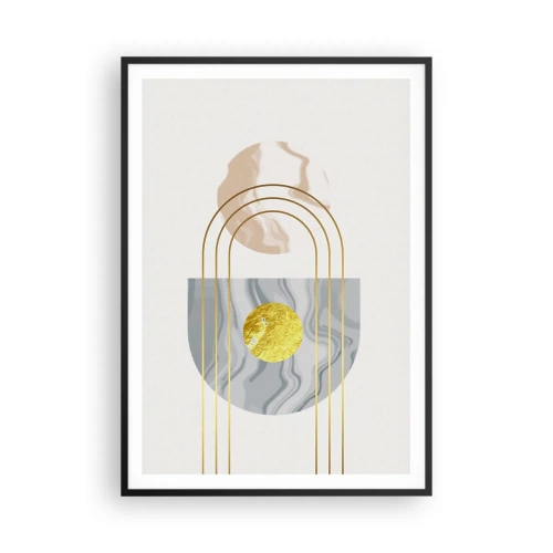 Poszter fehér keretben - Fényerő és ragyogás - 70x100 cm