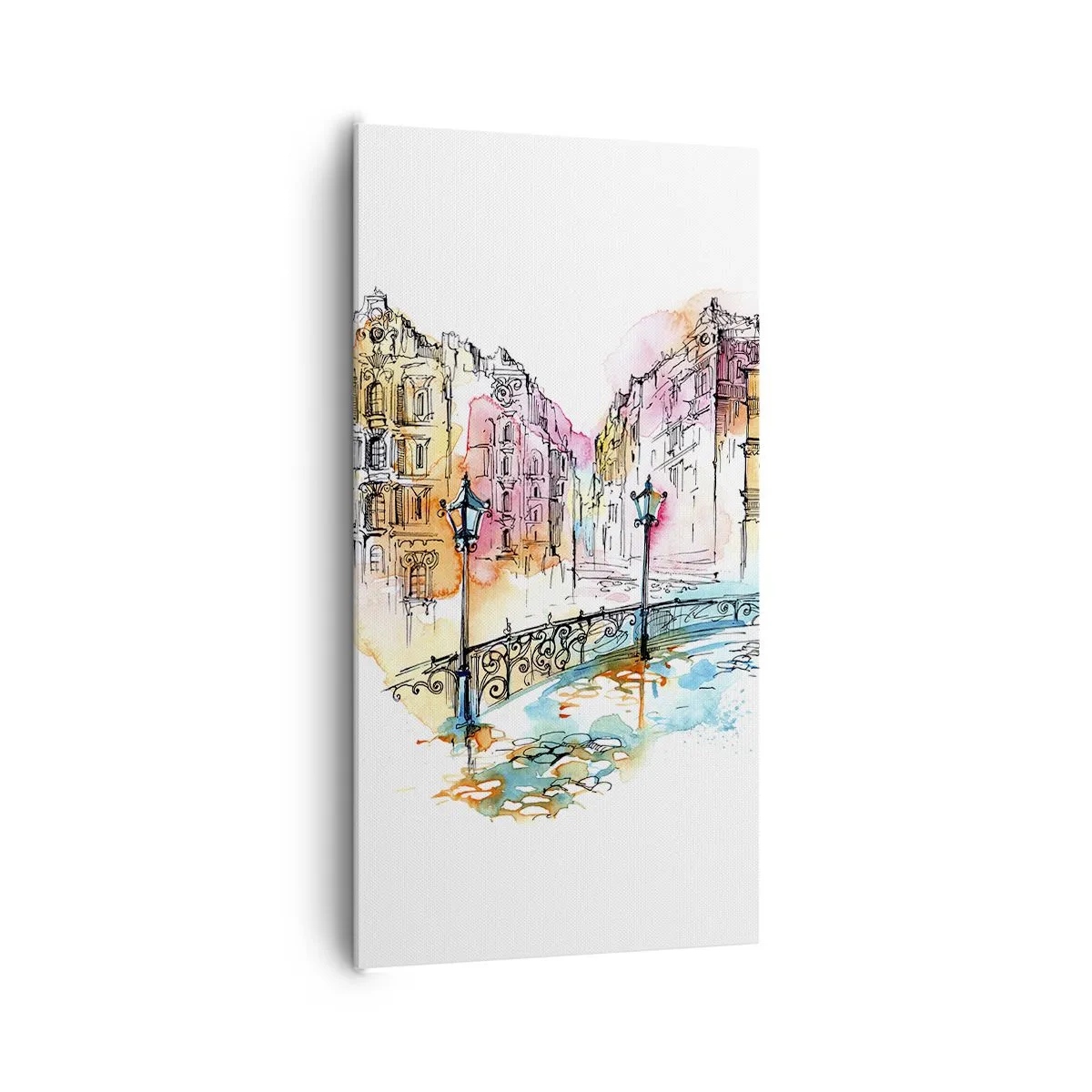 Vászonkép - A város szíve - 65x120 cm