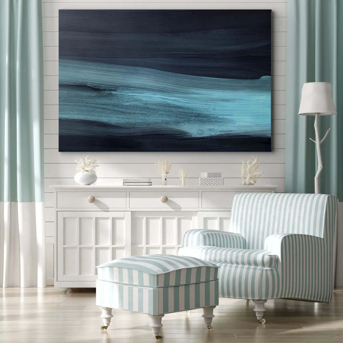 Vászonkép - Ússz az árral - 70x50 cm