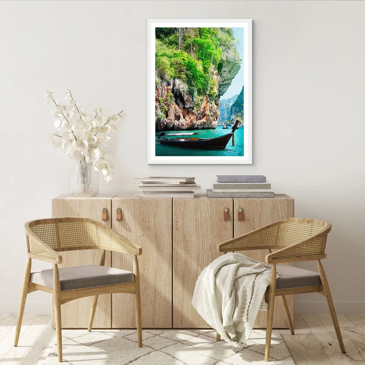 Poszter fekete keretben - Meghívás egy egzotikus utazásra - 50x70 cm