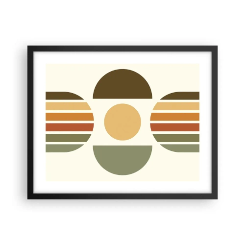 Poszter fehér keretben - A Föld színeiben - 50x40 cm