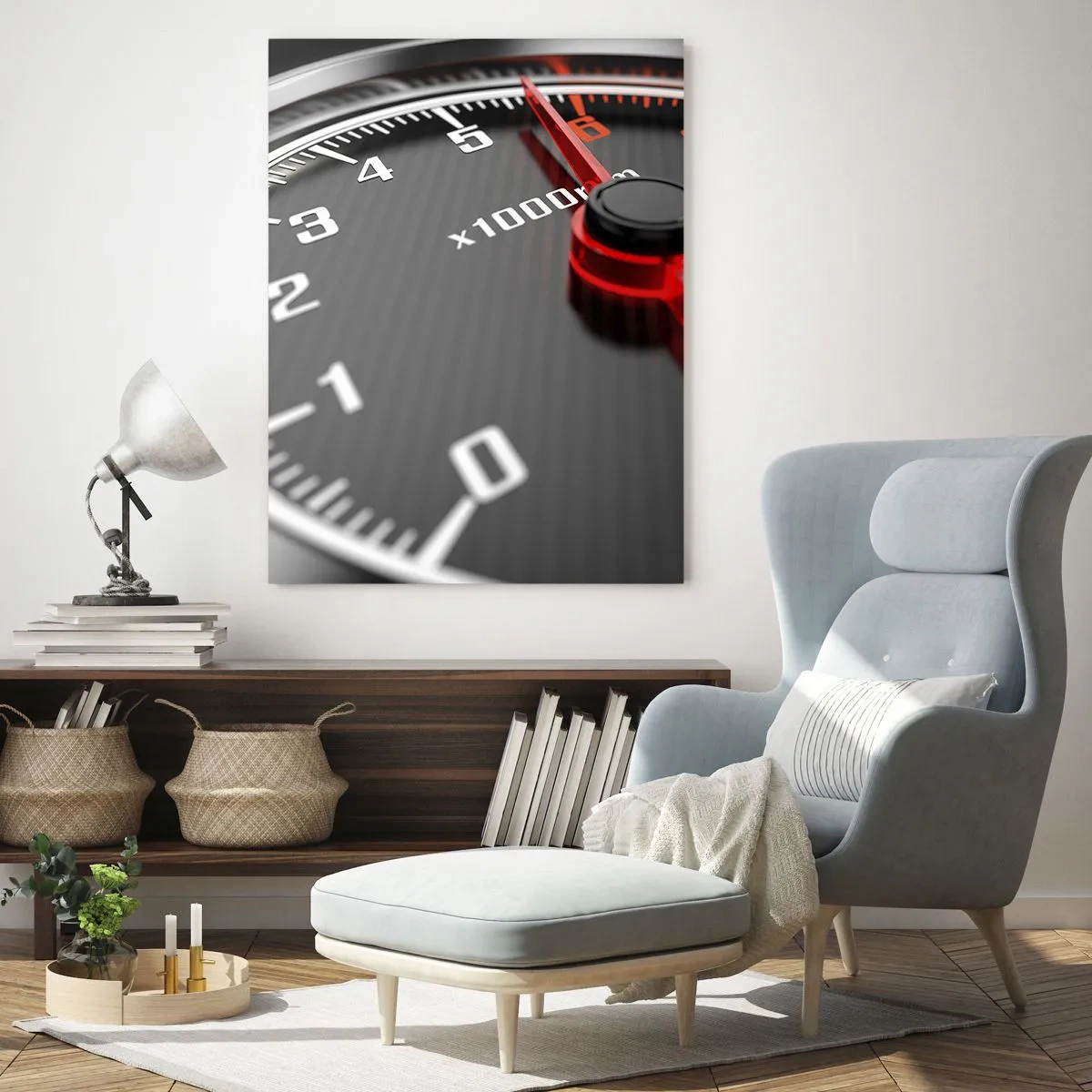 Üveg kép - Padlógáz - 80x120 cm