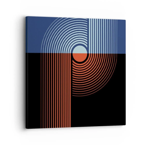 Vászonkép - Geometrikus ölelésben - 30x30 cm