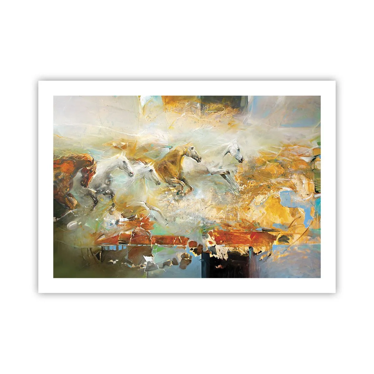 Poszter - Vágta a fényen át - 70x50 cm