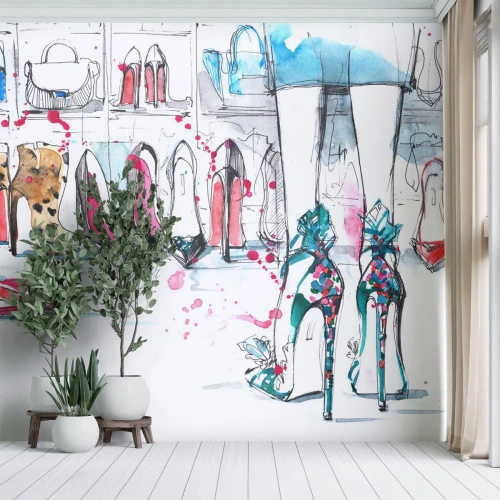 Öntapadós Fotótapéta Deluxe Sticker - Szezám, tárulj! - Női gardrób, Divat, Táska - 100x70 cm