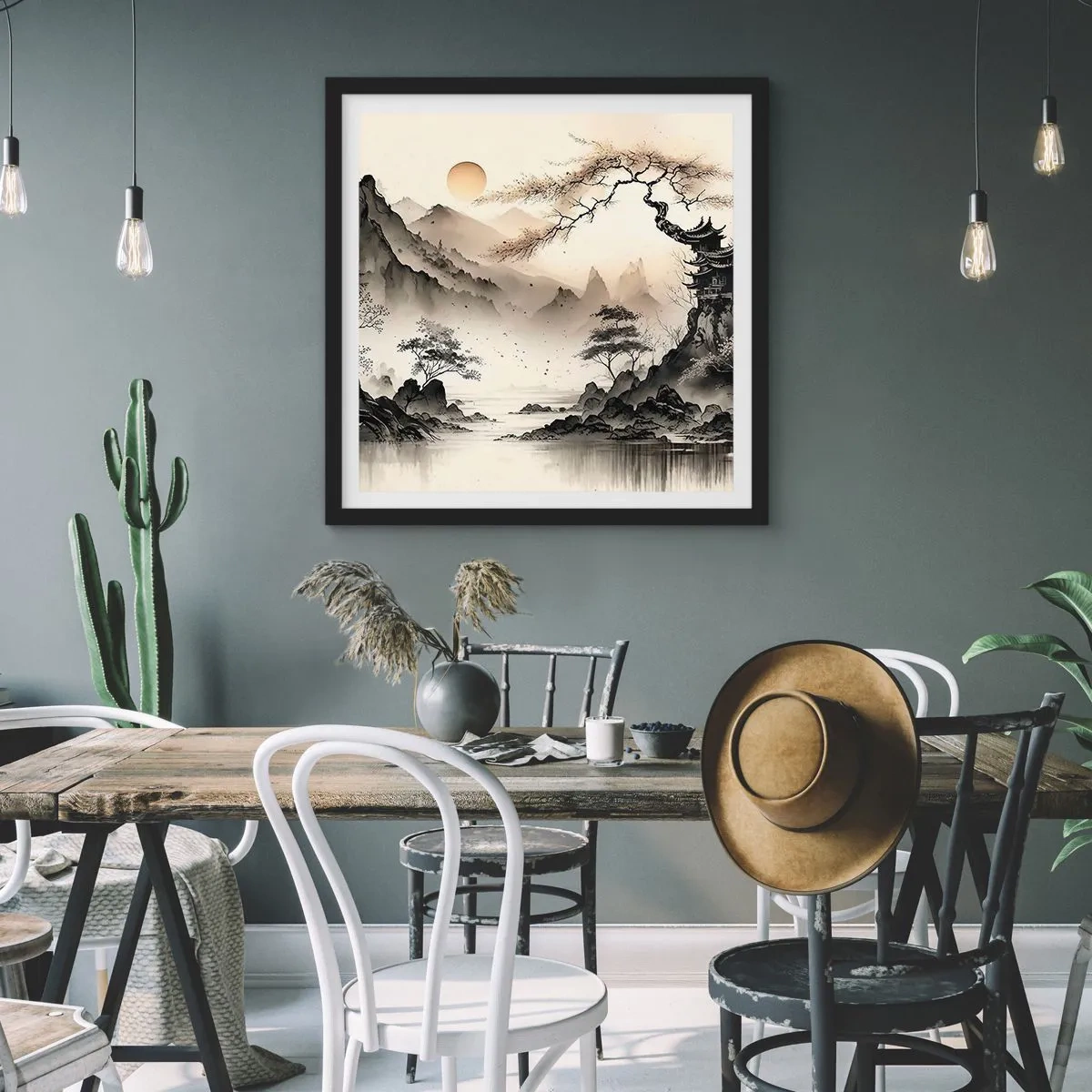 Poszter fehér keretben - A Kelet egyedülálló varázsa - 30x30 cm