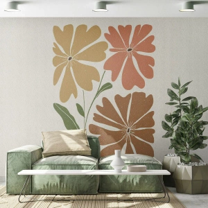 Fotótapéta Premium Sand - Természet és geometria - Boho, Virágok, Minimalizmus - 100x70 cm