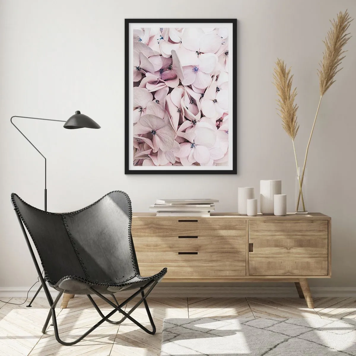 Poszter fehér keretben - A virágok áradatában - 70x100 cm