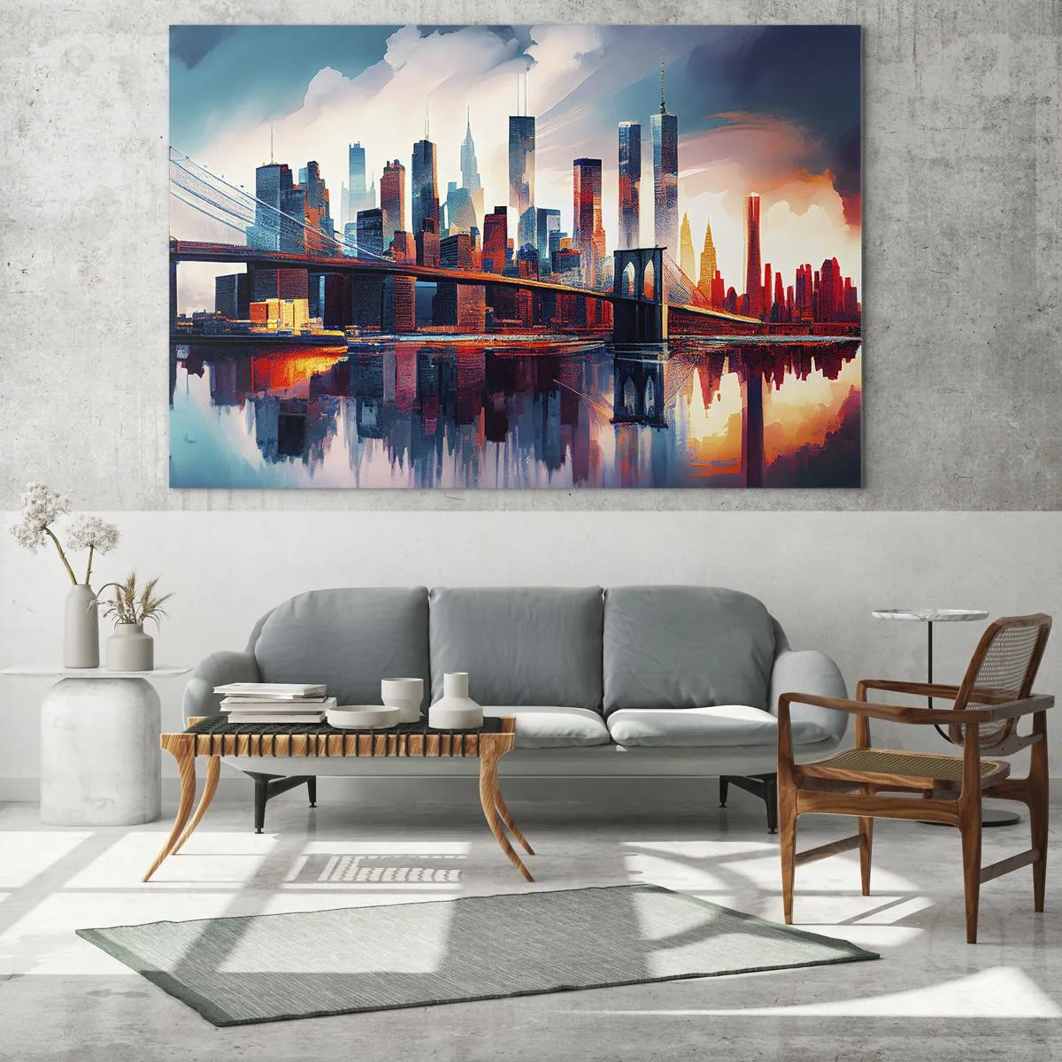 Üveg kép - Fenomenális New York - 120x80 cm
