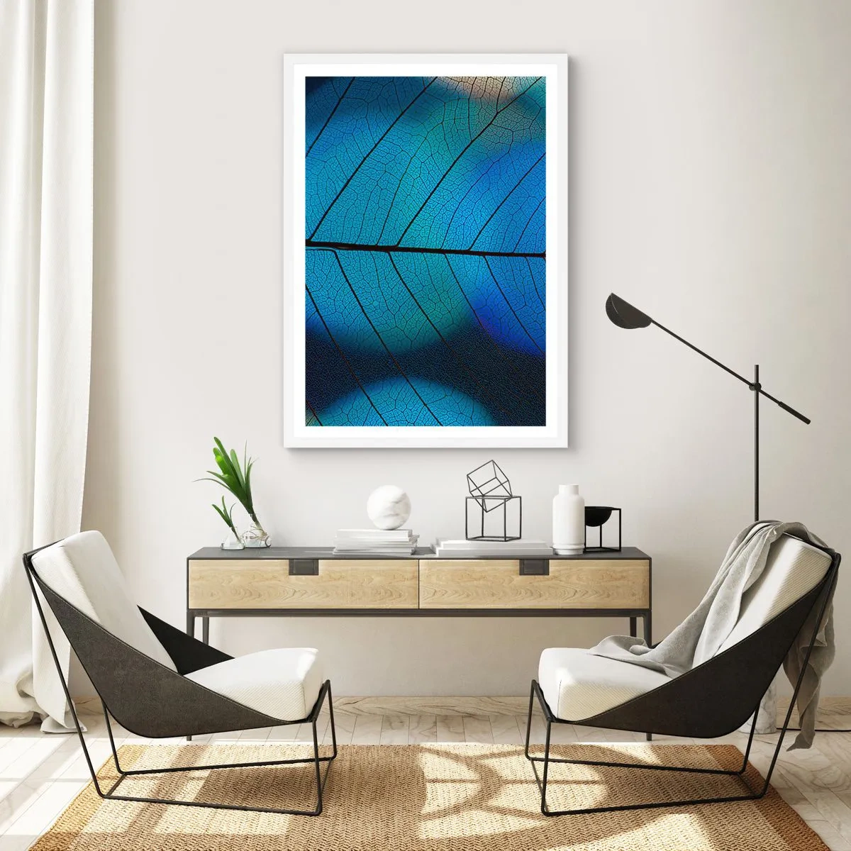 Poszter fekete keretben - Bonyolult konstrukció - 61x91 cm