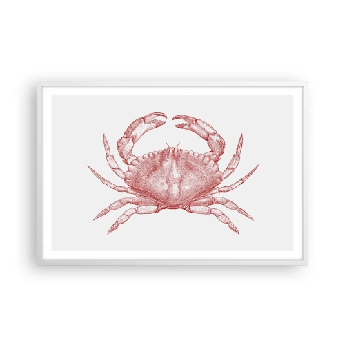 Poszter fekete keretben - Rák a rákok felett - 91x61 cm