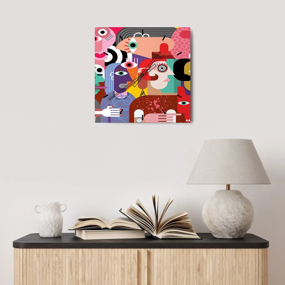 Falióra, Óra - Picassó úrtól vagyunk - 40x40 cm