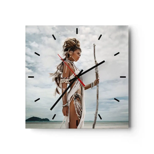 Falióra, Óra - A trópusok királynője - 30x30 cm