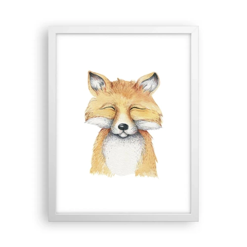 Poszter fekete keretben - Róka hangulatok - 30x40 cm