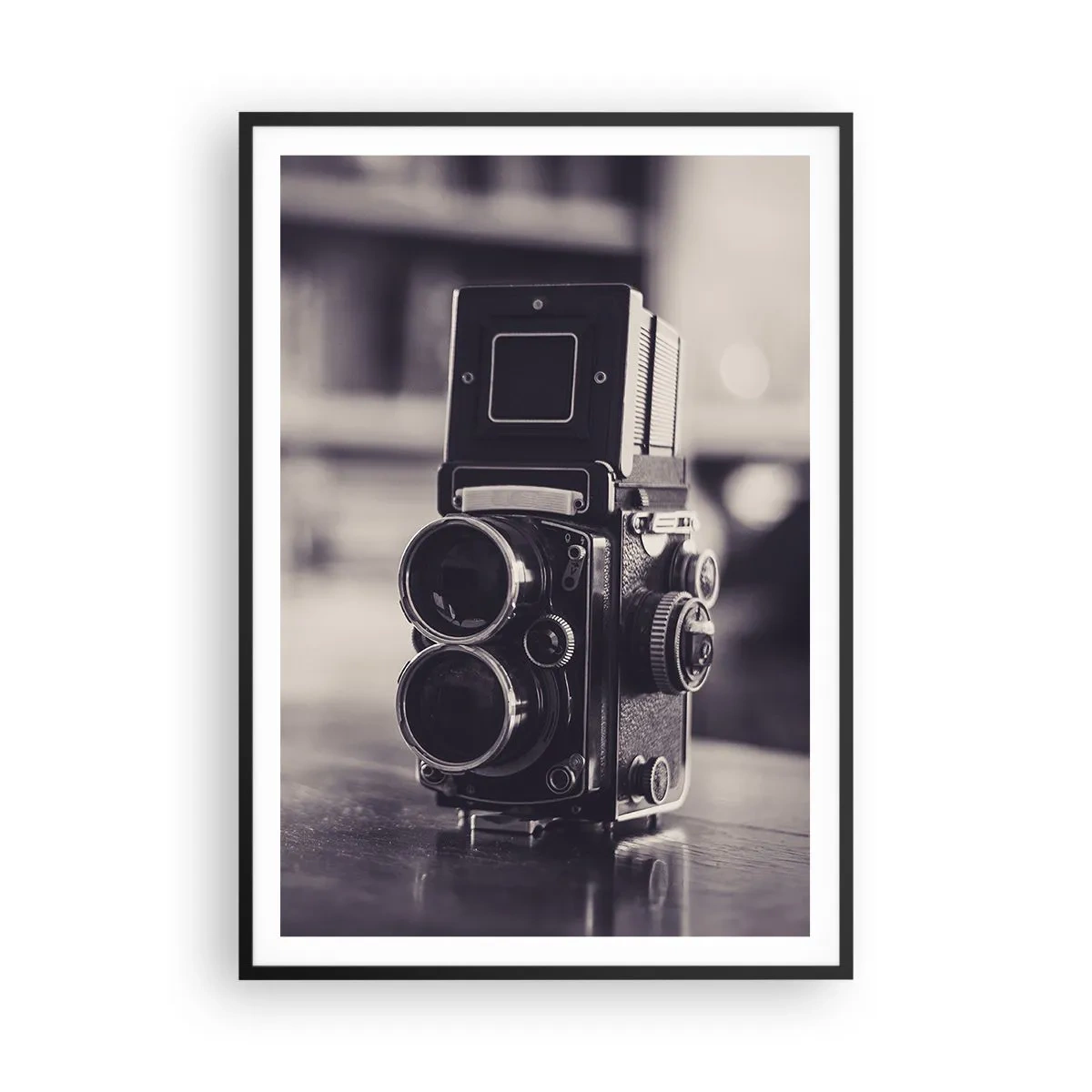 Poszter fehér keretben - Egy régi fénykép varázsa - 70x100 cm