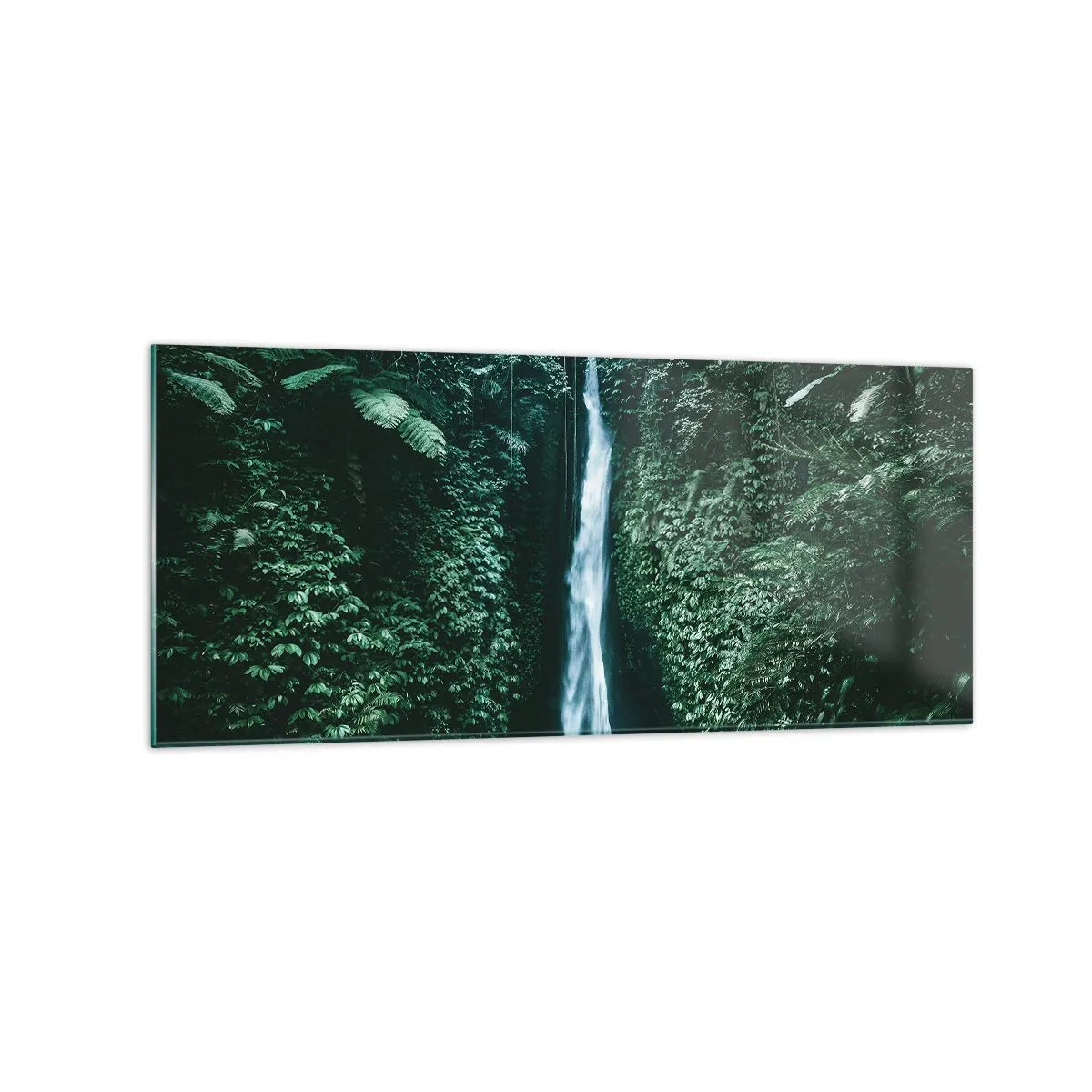Üveg kép - Trópusi gyógyforrás - 120x50 cm
