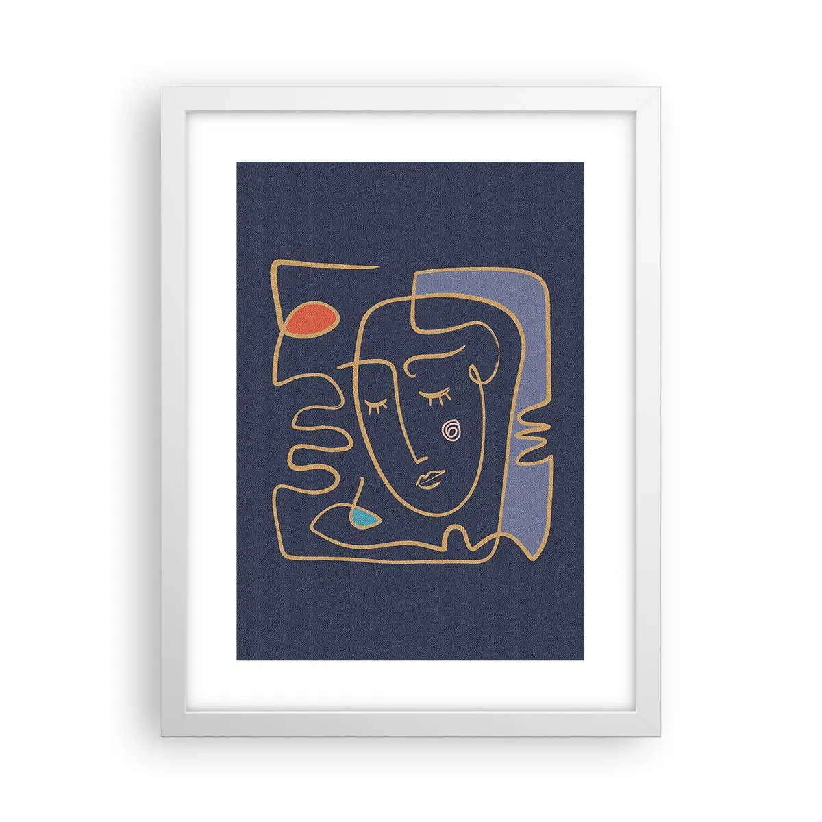 Poszter fekete keretben - Álmodozásban - 30x40 cm