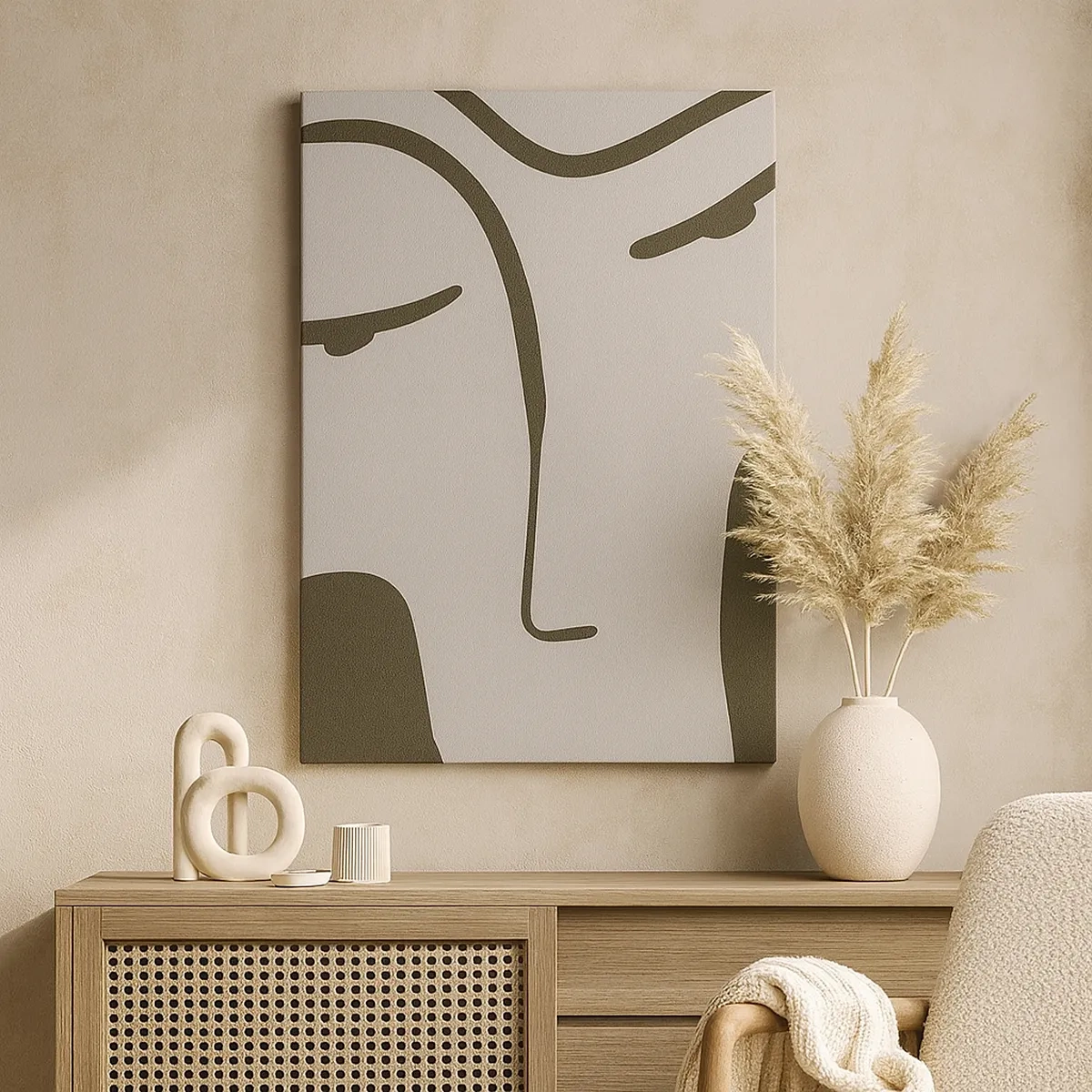 Vászonkép - Mintha egy Modigliani-festményből lenne - 50x70 cm