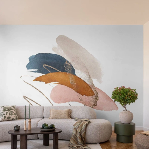 Fotótapéta Premium Sand - Szárnyas kompozíció - Absztrakció, Darab, Tervezés - 150x105 cm