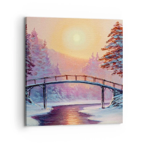 Vászonkép - Négy évszak - tél - 70x70 cm