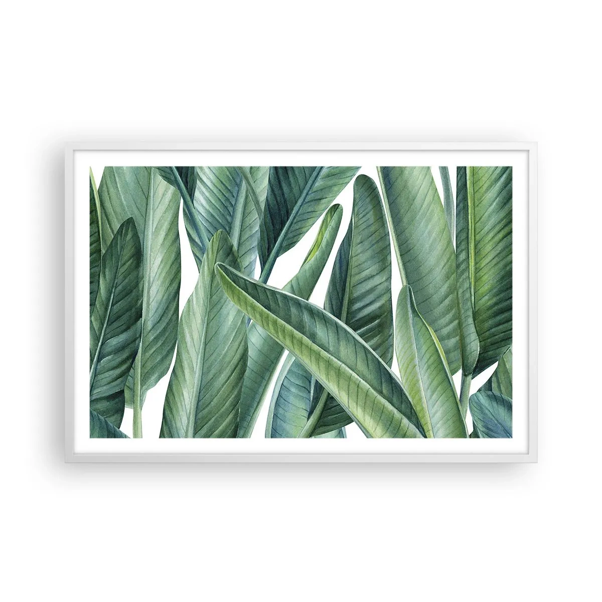 Poszter fekete keretben - Zöld önmagában - 91x61 cm