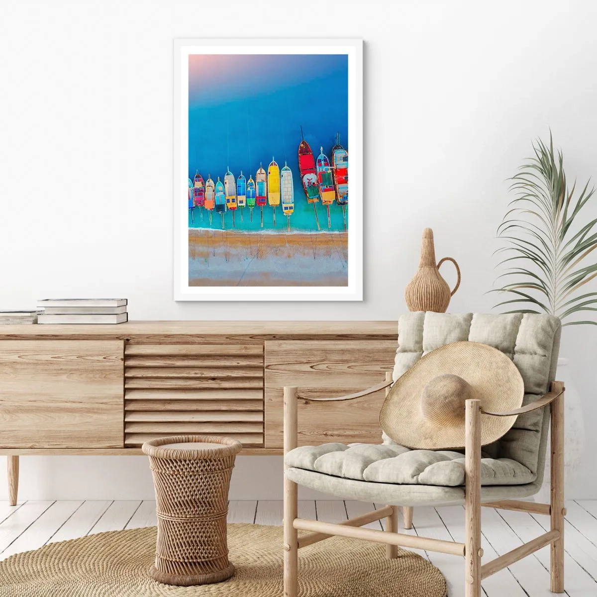 Poszter fekete keretben - Madártávlatból - 40x50 cm