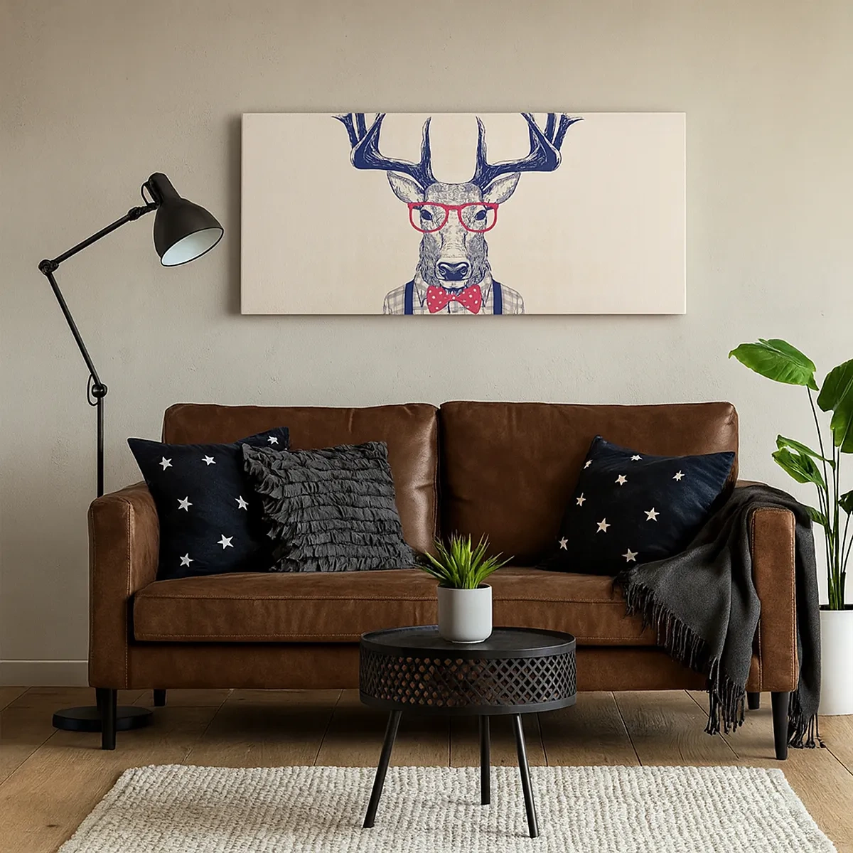 Vászonkép - Mókás extravagancia - 30x30 cm