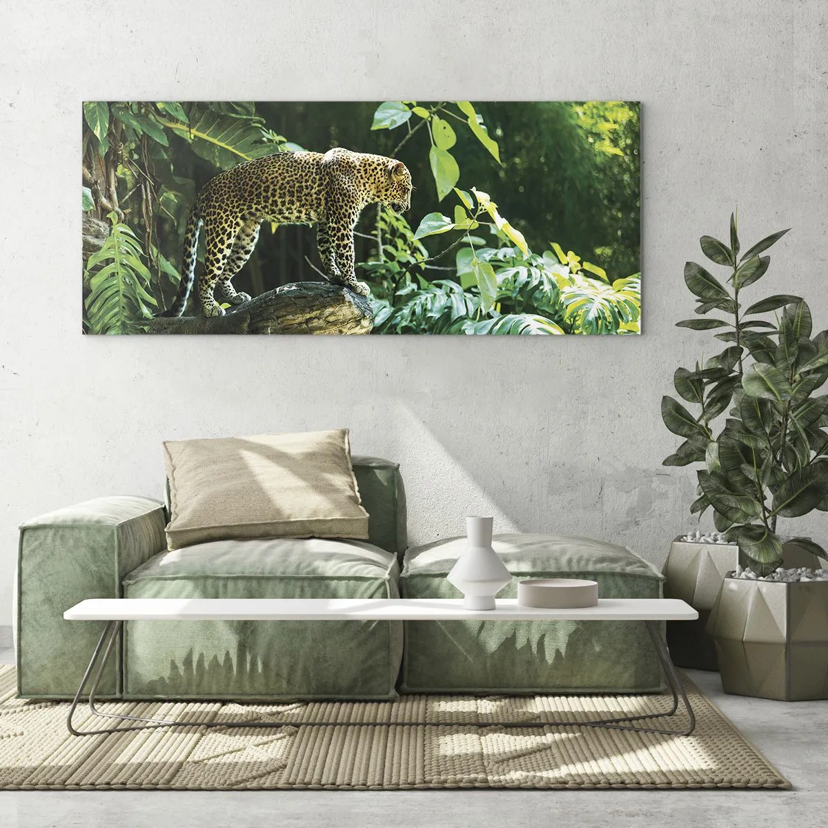 Üveg kép - A vadászatra? - 100x40 cm