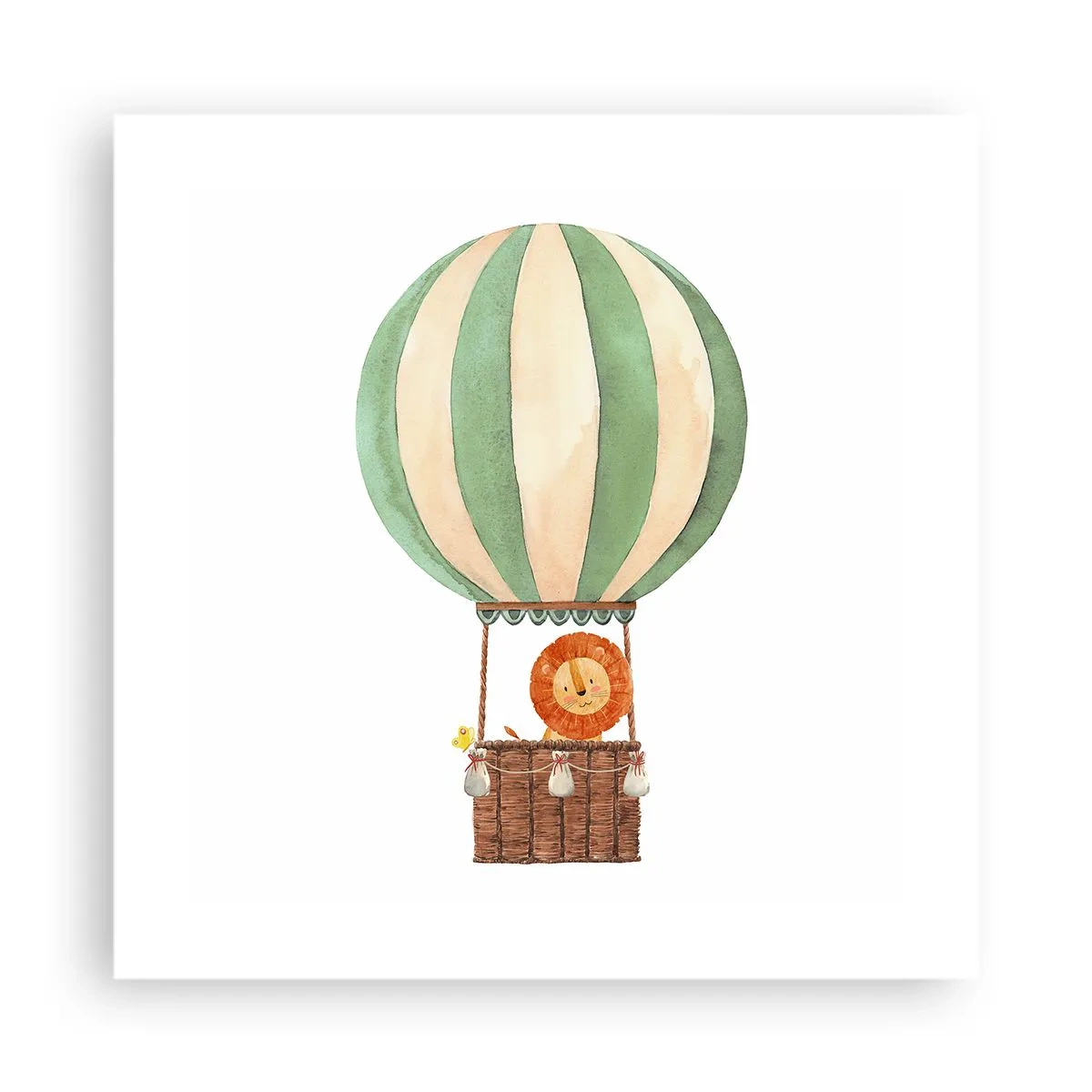 Poszter - Leon utazásai - 40x40 cm