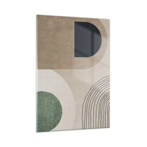 Üveg kép - Egy ovális szelídsége - 50x70 cm