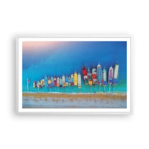 Poszter fekete keretben - Madártávlatból - 91x61 cm