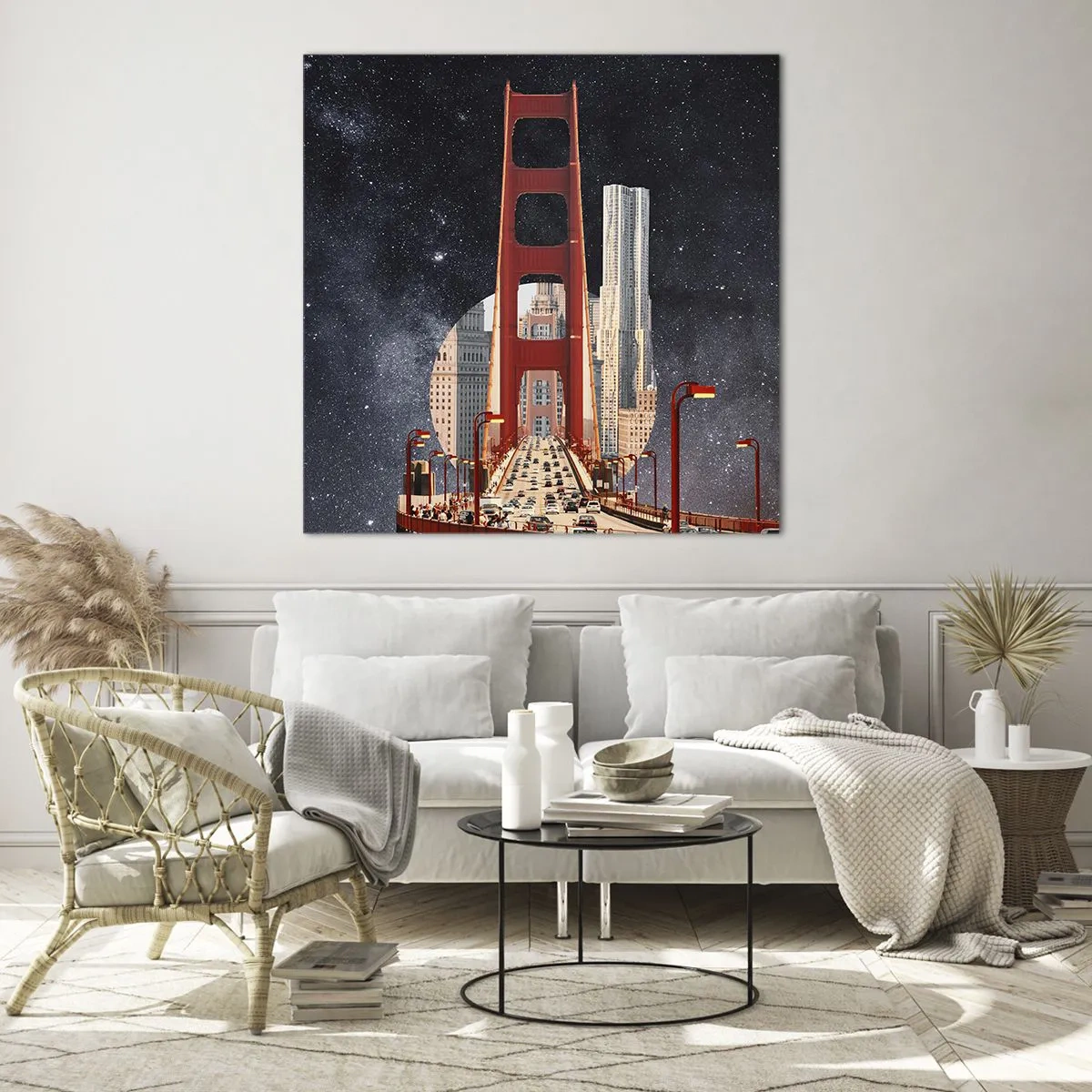 Üveg kép - Mindig a középpontban - 60x60 cm