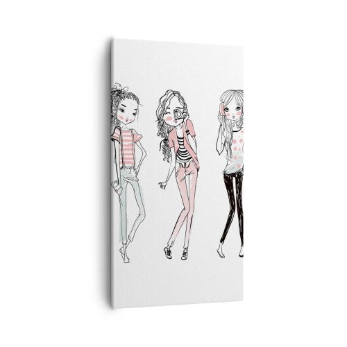 Vászonkép - Lesz, jó móka lesz - 55x100 cm