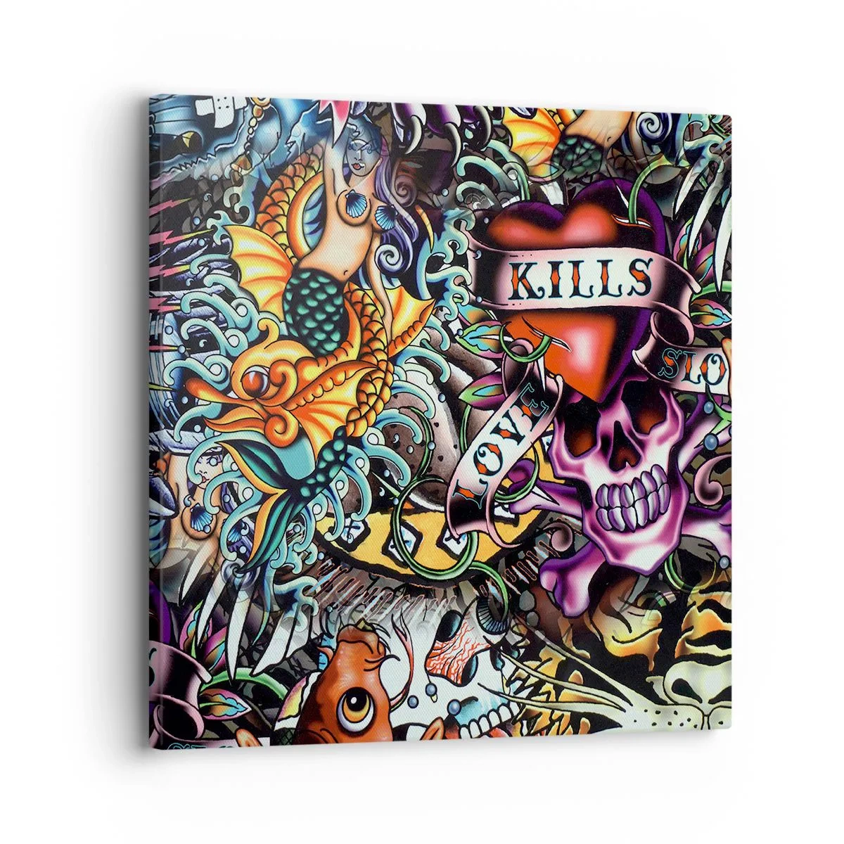 Vászonkép - A tetováló művész álma - 30x30 cm