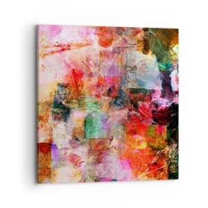 Vászonkép - Utazás a rózsákon át - 70x70 cm