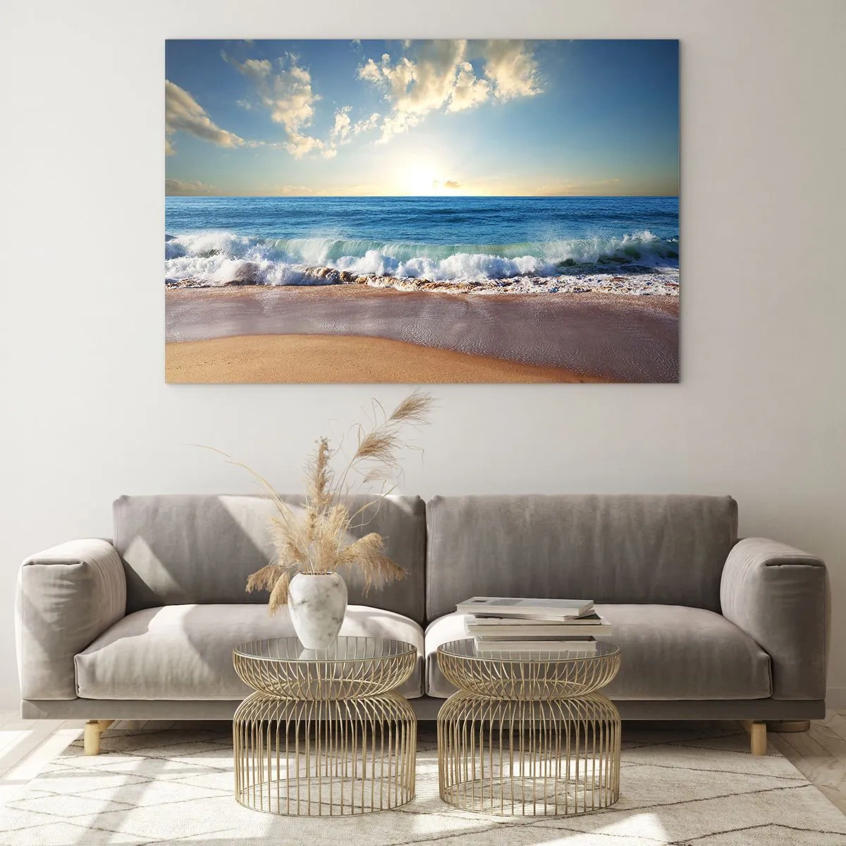 Üveg kép - Mozgás és nyugalom egyszerre - 120x80 cm