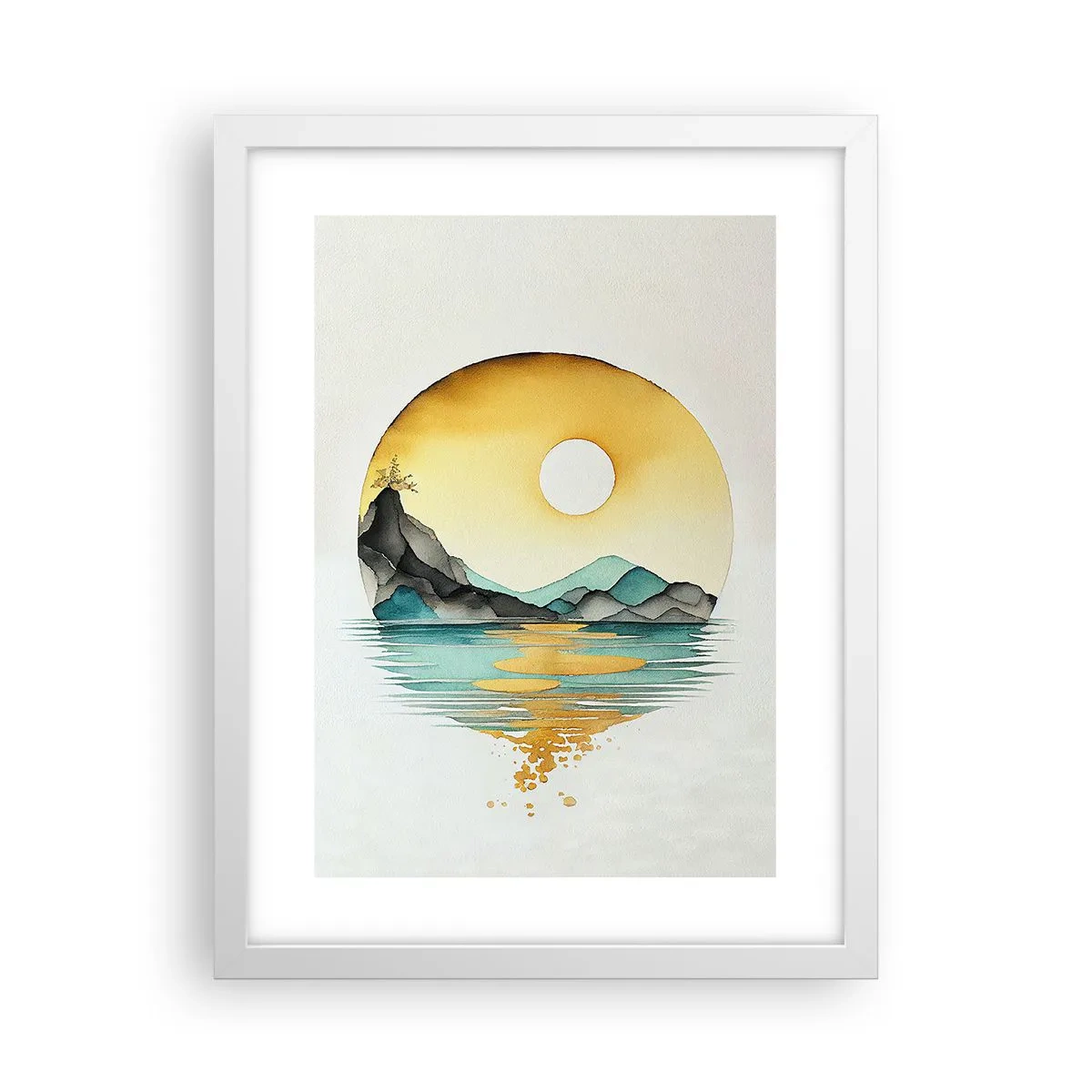 Poszter fekete keretben - A szépség körforgásában - 30x40 cm