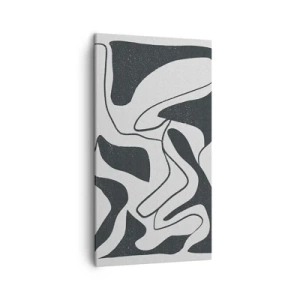 Vászonkép - Absztrakt játék egy labirintusban - 45x80 cm