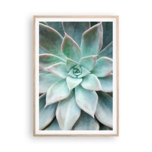 Poszter világos tölgy keretben - A sivatag szíve - 70x100 cm