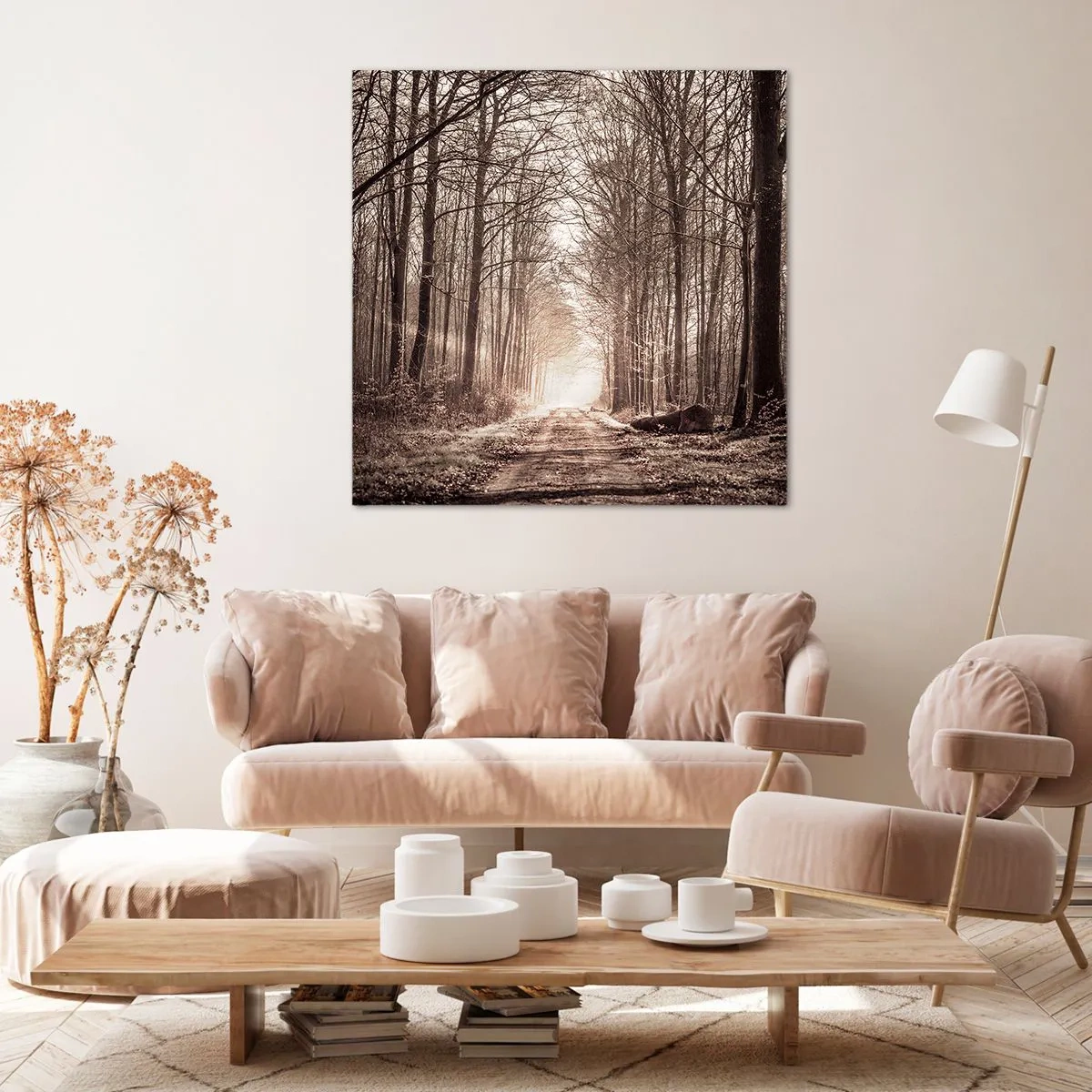 Vászonkép - Erdei katedrális - 70x70 cm