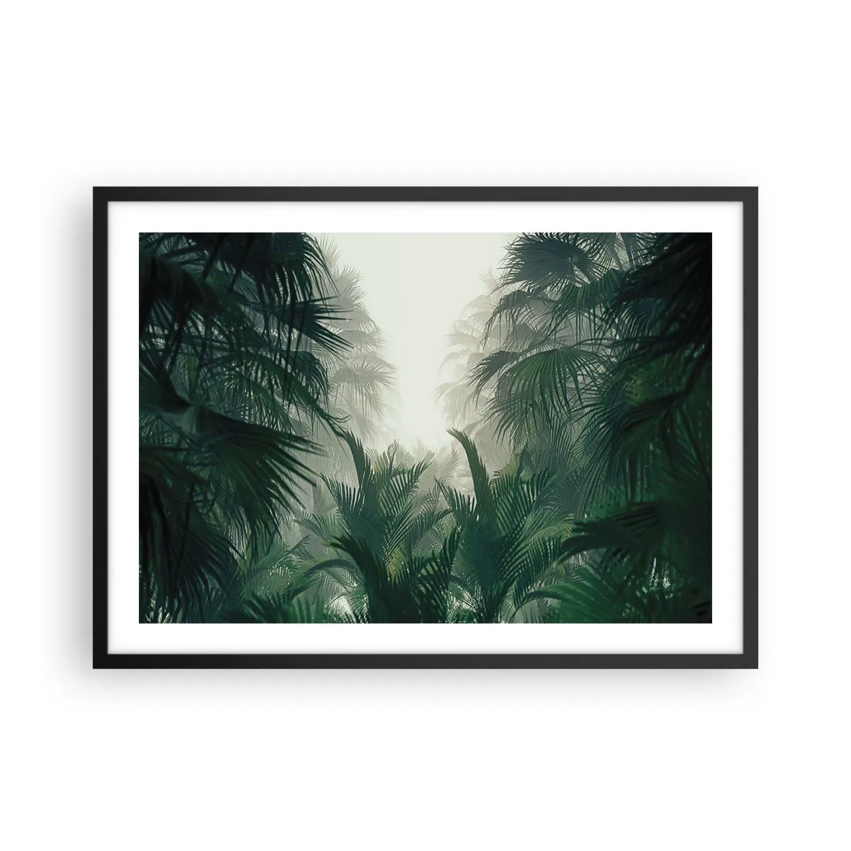 Poszter fehér keretben - Trópusi titok - 70x50 cm