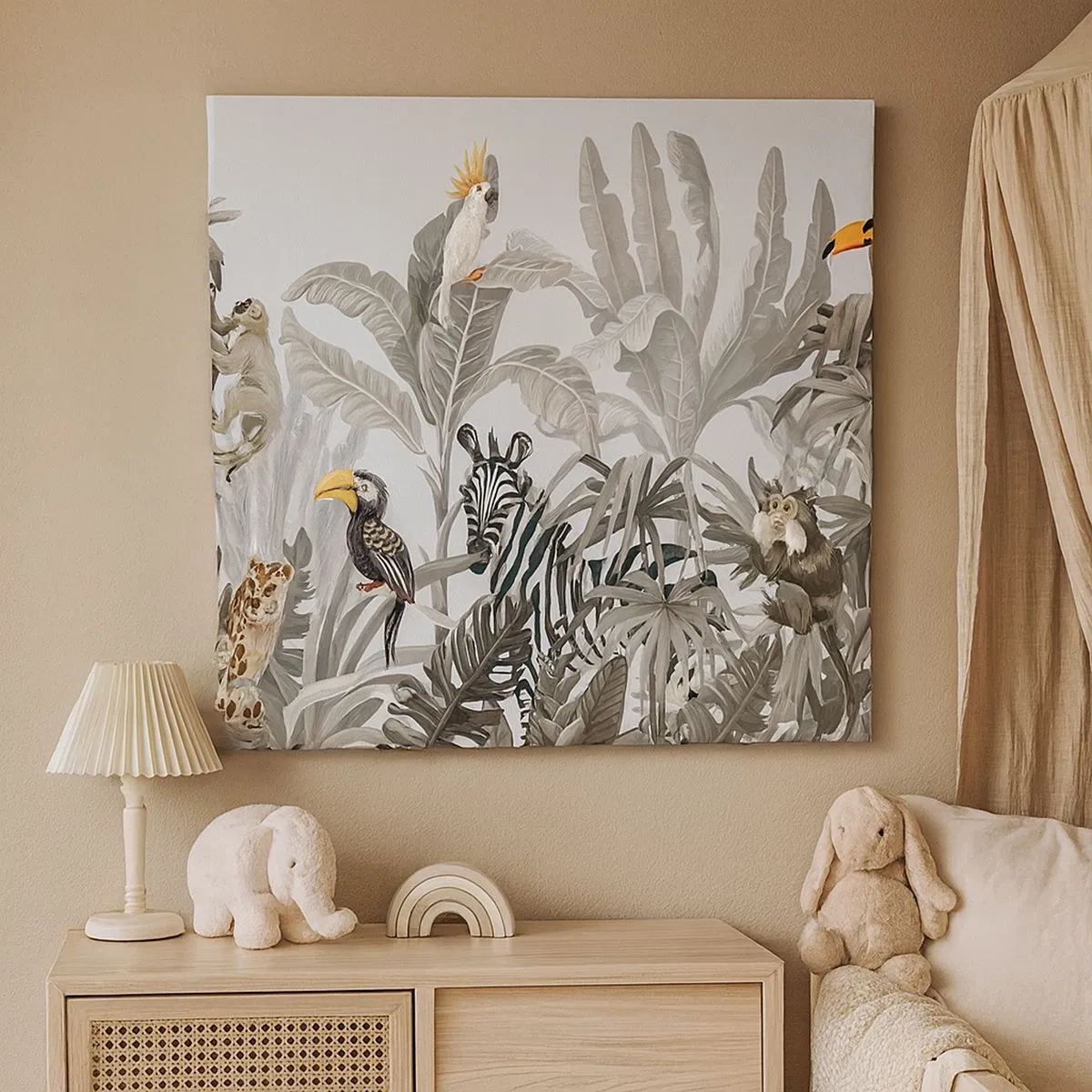 Vászonkép - Afrikai mese - 30x30 cm