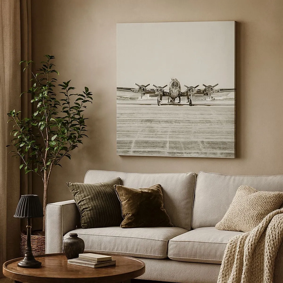 Vászonkép - Mint mindig készen - 30x30 cm