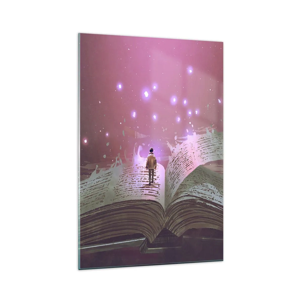 Üveg kép - Meghívás egy másik világba – olvass! - 70x100 cm