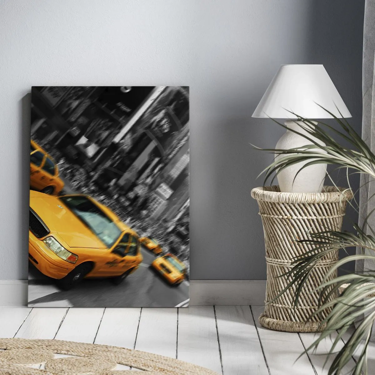 Vászonkép - New York-i napfény cseppjei - 45x80 cm