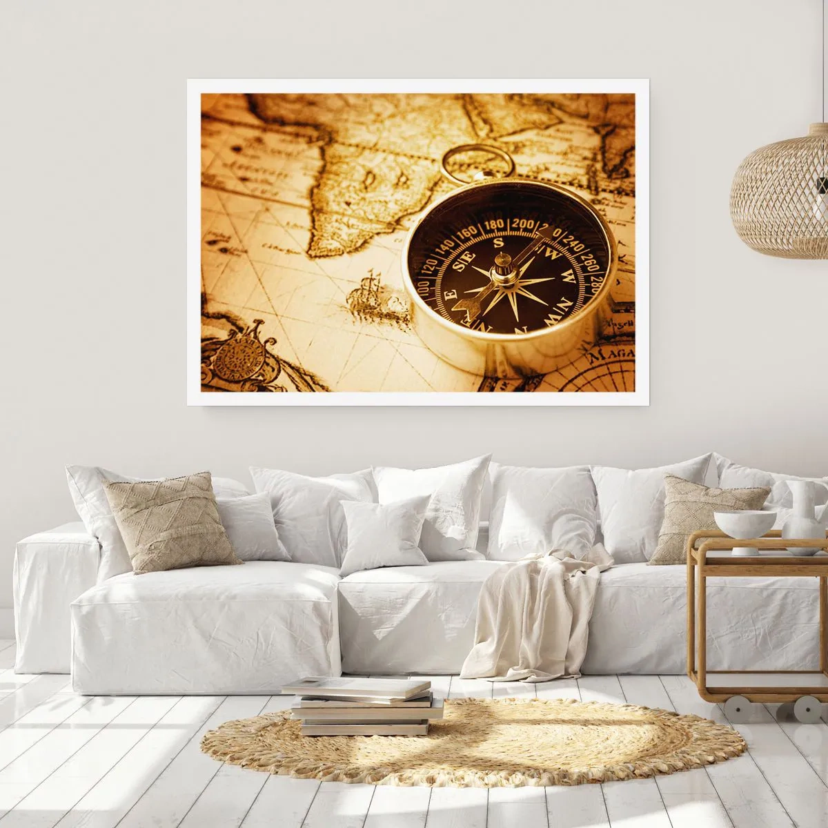 Poszter - Keletre, vagy nyugatra? - 50x40 cm