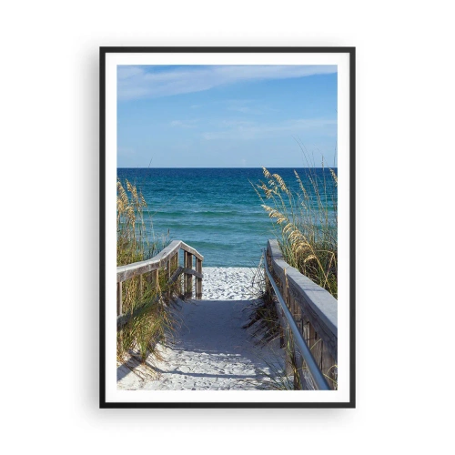 Poszter fehér keretben - Napsütésben, szélben - 70x100 cm