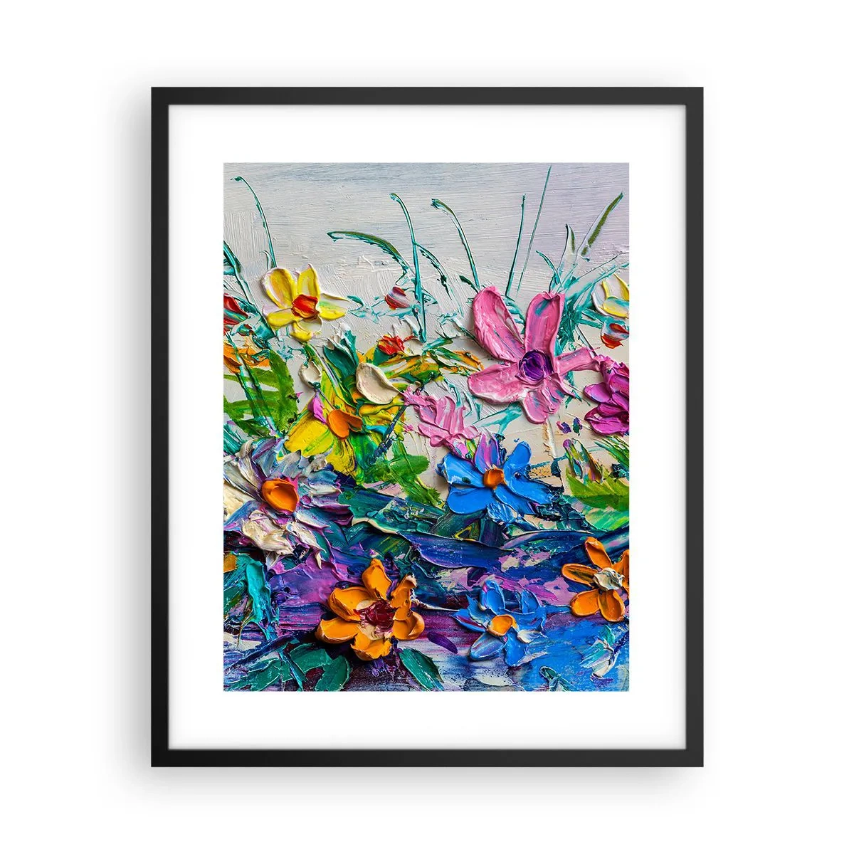 Poszter fehér keretben - Egyáltalán nem csendélet - 40x50 cm